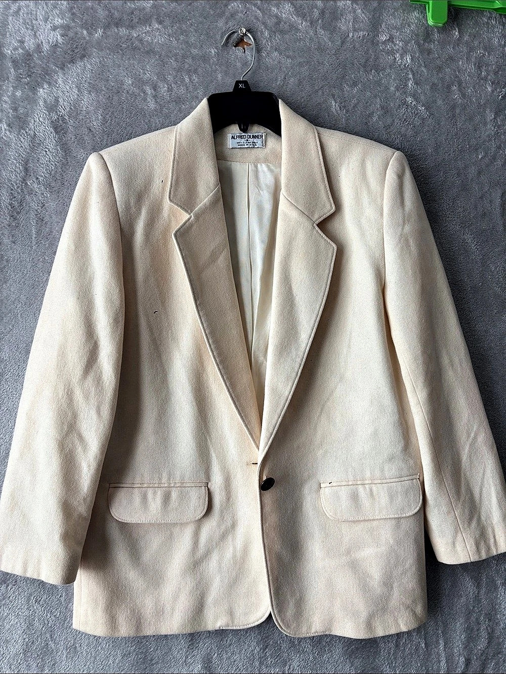 Alfred Dunner Cream Blazer Size 8